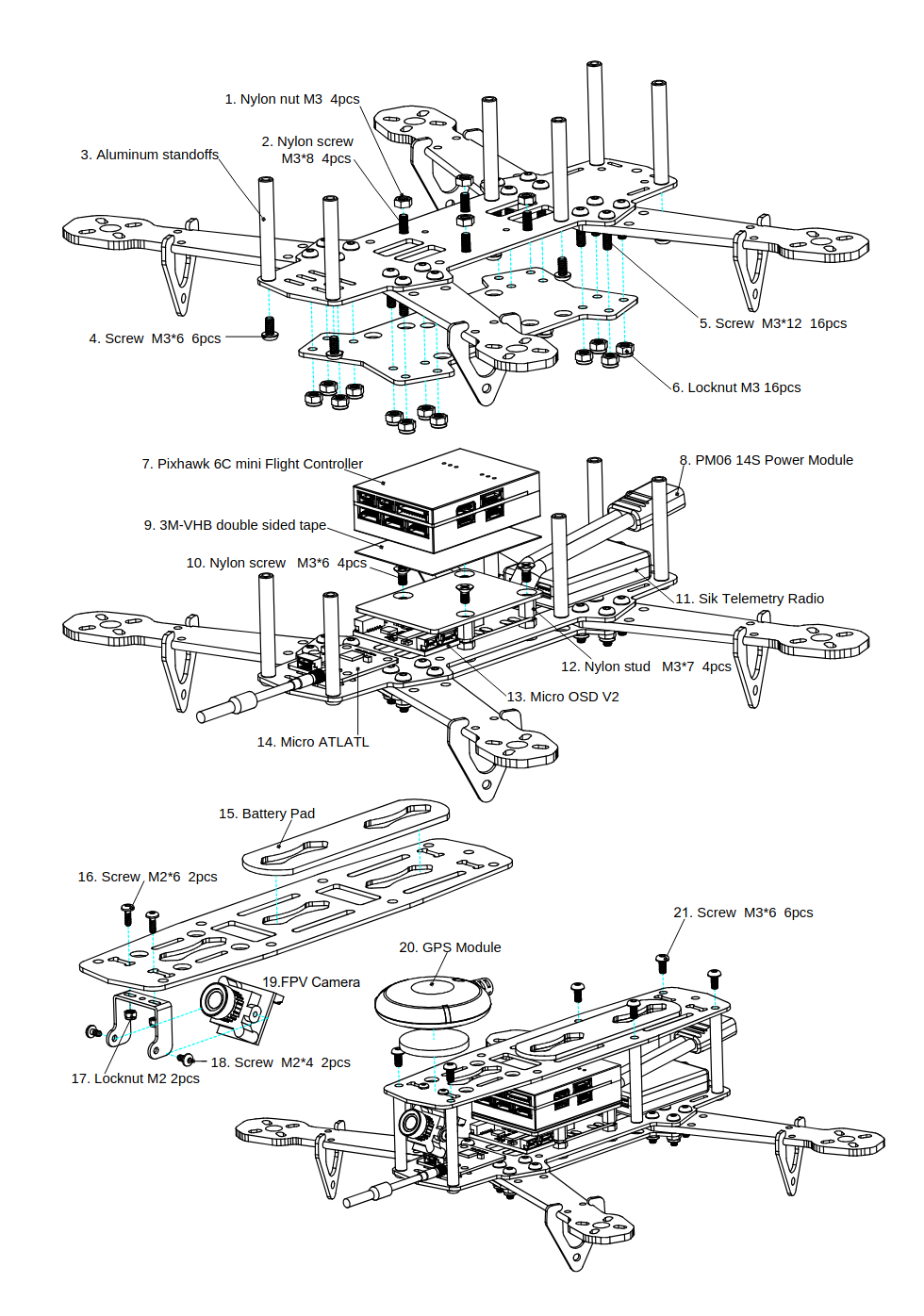 Picture of the instruction sheet